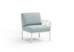 Tuinmeubelen|ohgreen Komodo elemento terminale bianco ghiaccio Sunbrella