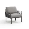 Tuinmeubelen|ohgreen Komodo poltrona antracite grigio