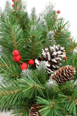 Kerstkransen En Guirlandes Kunststof|ohgreen Krans met kunstrgoen