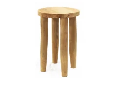 Meubilair|ohgreen Kruk teak rond