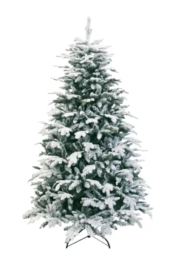 Kerstbomen|Kerstbomen Kunststof|ohgreen Kunstkerstboom Oslo flocked h225cm