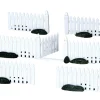 Lemax Kerstdorpen|ohgreen Kunststof schutting, set van 7
