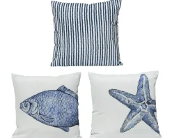 Cosy Corner|ohgreen Kussen 40cm blauw