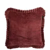 Sfeermakers|Herfst|ohgreen Kussen donker ruffled - l45xb45xh10