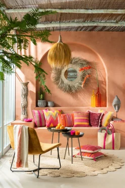 Cosy Corner|ohgreen Kussen rechthoek roze / paars