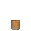 Potten En Vazen|ohgreen Lago pot rond bruin - h7,5xd7,5cm