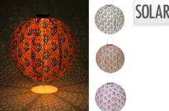 Verlichting|ohgreen Lampion solar dia 40cm - 3ass