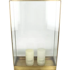 Sfeermakers|ohgreen Lantaarn messing goud 34x15x55cm