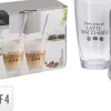 Servies|ohgreen Latte macchiato glas set van 4