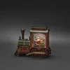 Deco Verlichting Binnen|ohgreen Led kerstlantaarn locomotief met kerstman en zak met kerstcadeaus