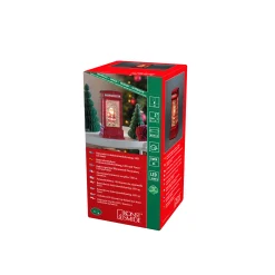 Deco Verlichting Binnen|ohgreen Led kerstlantaarn telefooncel met kerstman