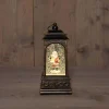 Deco Verlichting Binnen|ohgreen Led lantaarn kerstman glitterwater