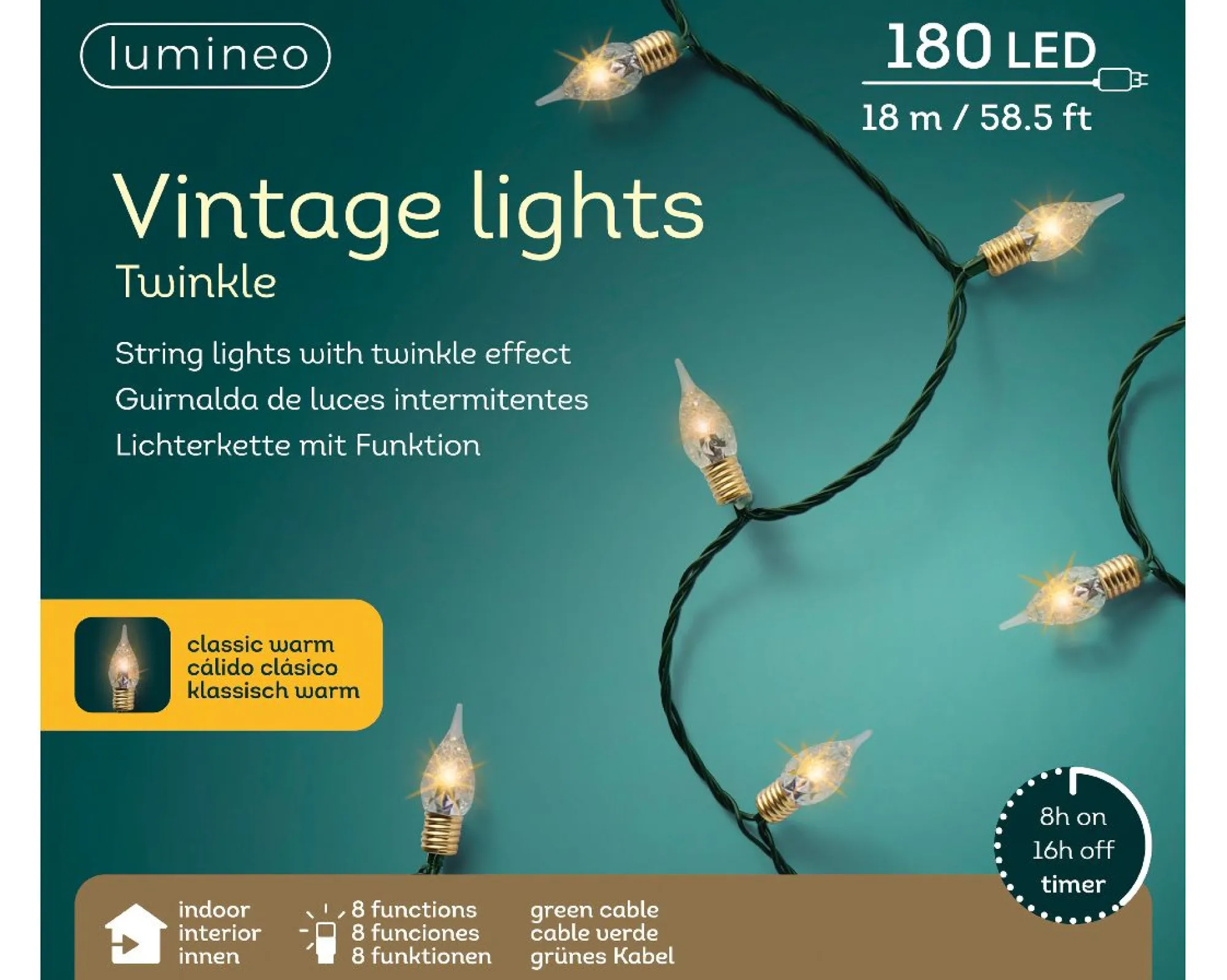 Basis Kerstverlichting|ohgreen Led vintage lights