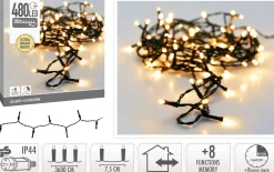 Basis Kerstverlichting|ohgreen Ledverlichting 480led extra warm wit
