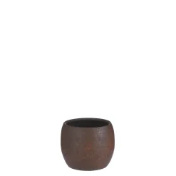 Potten En Vazen|ohgreen Lester pot rond roest stone - h12xd14cm