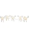 Deco Verlichting Buiten|ohgreen Lichtsnoer 5 acryl elanden 5m 40led warmwit voor buiten