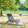 Tuinmeubelen|ohgreen Ligbed Firenze zwart/zwart