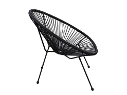 Tuinmeubelen|ohgreen Loungestoel Ibiza zwart