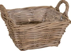 Manden|ohgreen Mand Evi met handvaten 35x35x15cm