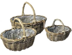 Manden|ohgreen Mand Harvest Kubu 36x31x16cm