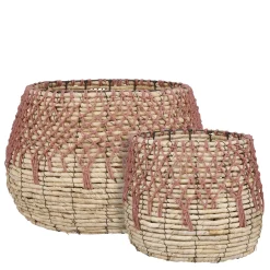 Potten En Vazen|ohgreen Mand roze - h30xd46cm