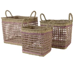 Sfeermakers|ohgreen Mand zeegras roze 30cm