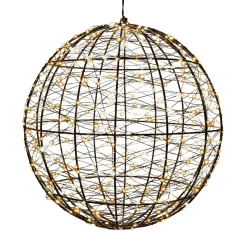 Deco Verlichting Binnen|ohgreen Metalen bal met 500led lampjes