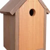 Voederhuisjes En Aanverwanten|ohgreen Mezenkast 19,5x13x27 dubbel dak bruin