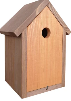 Voederhuisjes En Aanverwanten|ohgreen Mezenkast 19,5x13x27 dubbel dak bruin