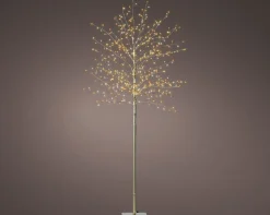 Deco Verlichting Buiten|ohgreen Micro led boom ijzer steady 150cm goud/warm wit/klassiek warm