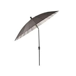 Parasol|ohgreen Mid pole Verona d250cm zwart-oranje