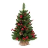 Kerstbomen|Kerstbomen Kunststof|ohgreen Mini kerstboom60cm met 30 lampjes