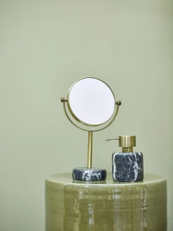 Badkamer|ohgreen Nero spiegel 3xvergrot. zwart