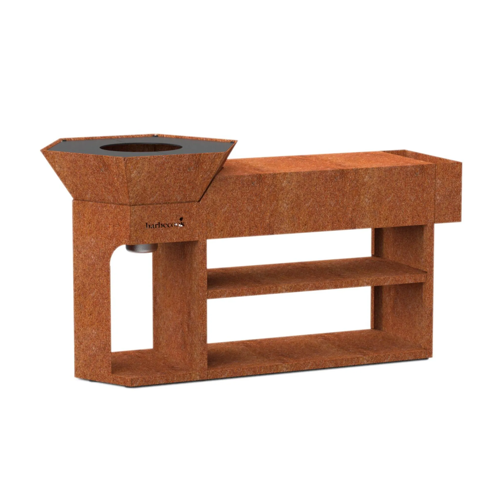 Bbq|ohgreen Nestor Island corten staal