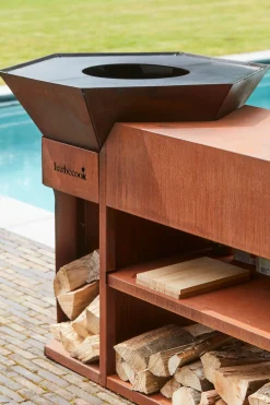 Bbq|ohgreen Nestor Island corten staal