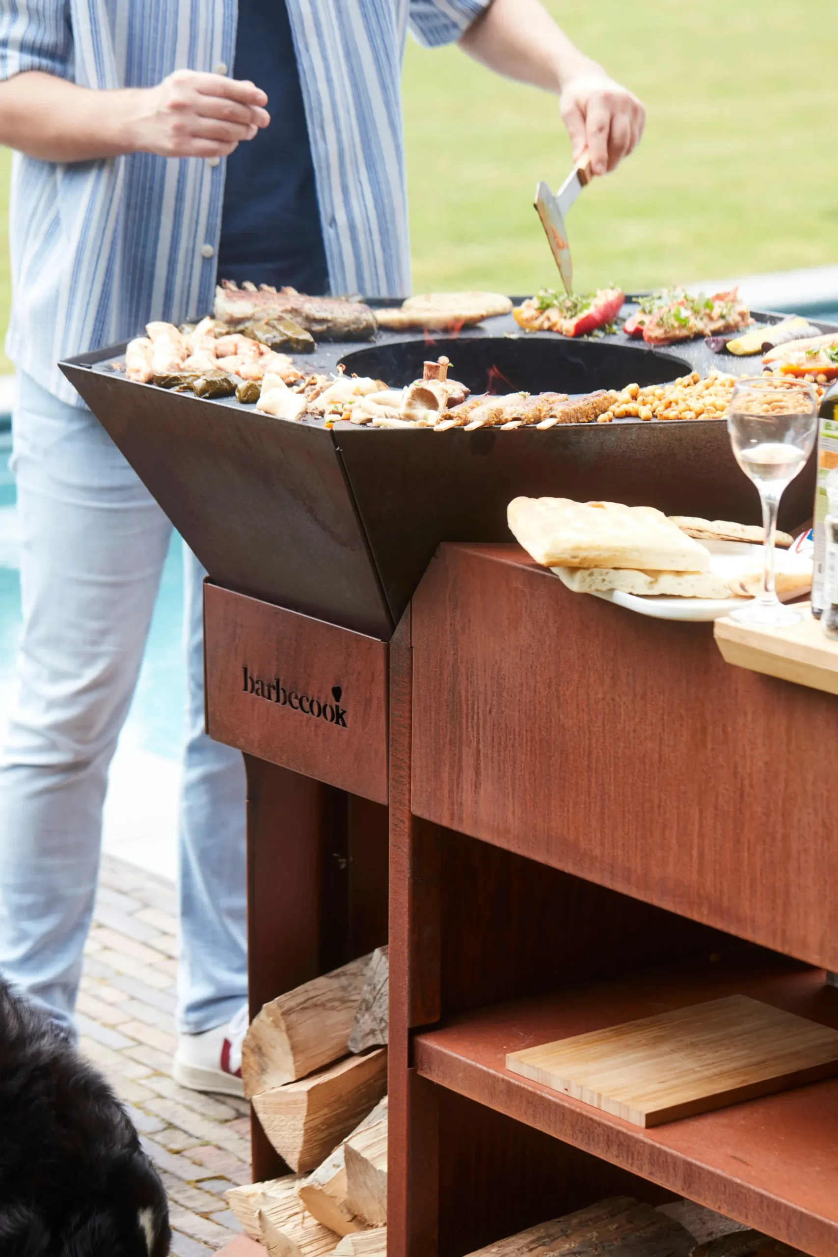 Bbq|ohgreen Nestor Island corten staal