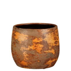 Potten En Vazen|Herfst|ohgreen Olaf pot rond roest - h15xd19,5