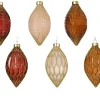 Thema Luxury|Kerstornamenten|ohgreen Olijf glas transparant met strepen goud