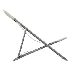 Tuinmeubelen|ohgreen Opvouwbaar ligbed met meerdere standen seigle beige