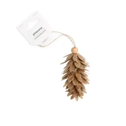 Kerstornamenten|ohgreen Ornament dennenappel 8,5cmx5cm