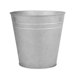 Metaal|ohgreen Oud zink bloempot 14 cm