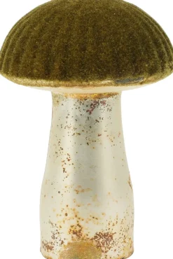 Sfeermakers|Herfst|ohgreen Paddenstoel in glas groen 9cm