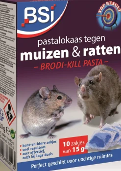 Ongedierte|ohgreen Pastalokaas tegen ratten en muizen Brodi-Kill