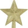 Kerstornamenten|ohgreen Piek ster glitter goud