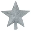 Kerstornamenten|ohgreen Piek ster glitter lichtblauw