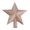 Kerstornamenten|ohgreen Piek ster glitter vanille
