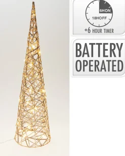 Deco Verlichting Binnen|ohgreen Piramide 60cm met led