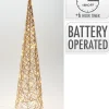Deco Verlichting Binnen|ohgreen Piramide 80cm met led
