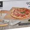 Koken|ohgreen Pizzaset: plank, snijder en schep