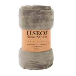 Cosy Corner|ohgreen Plaid cosy microflanel 130x160cm, taupe